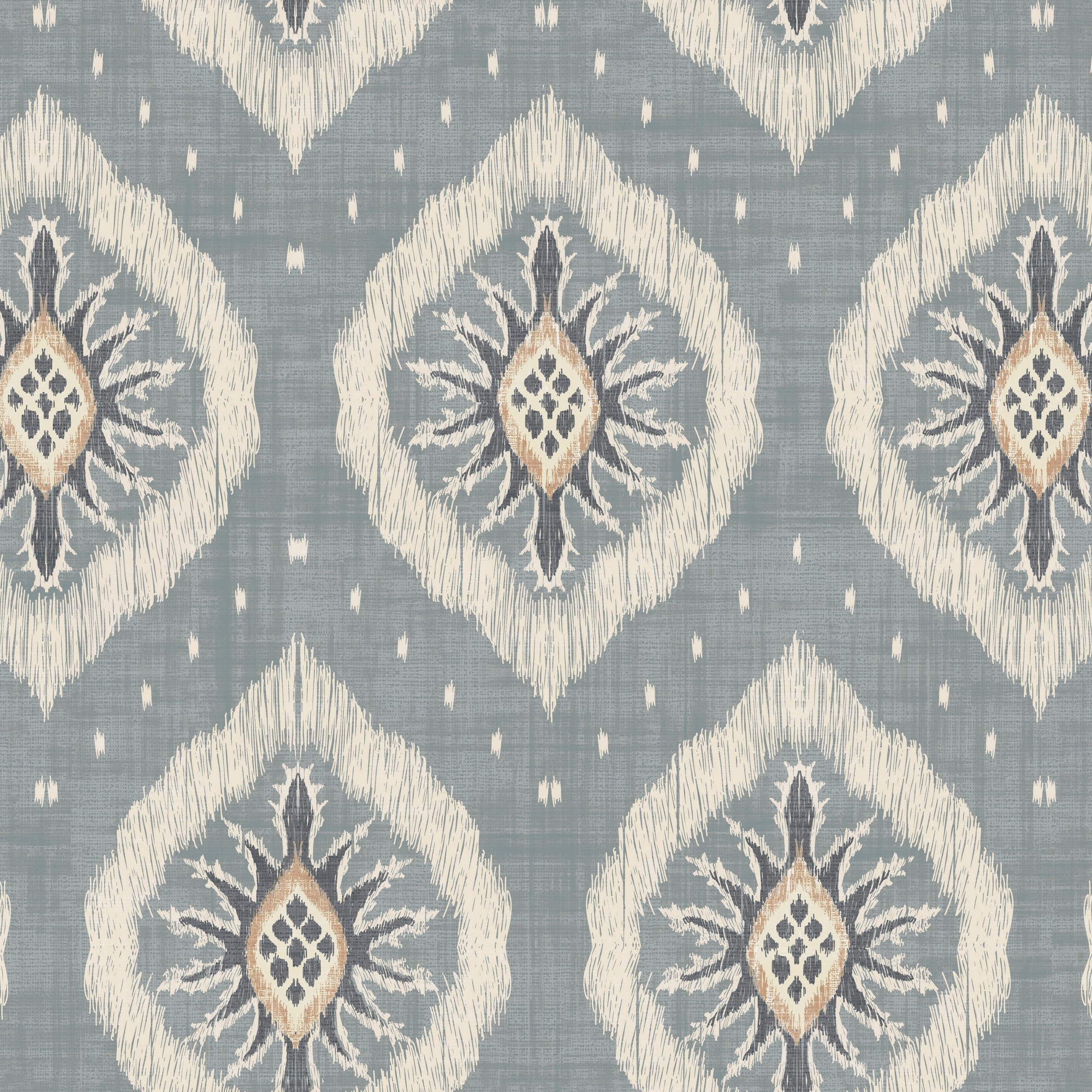 Odina Ikat Wallpaper 100038eh By Esselle Home In Soft Blue